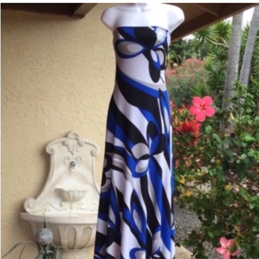 NWOT Sandrina Damiano Maxi Dress